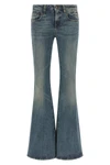 the overflow boy flare r13 jeans redefine the denim silhouette through exagger
