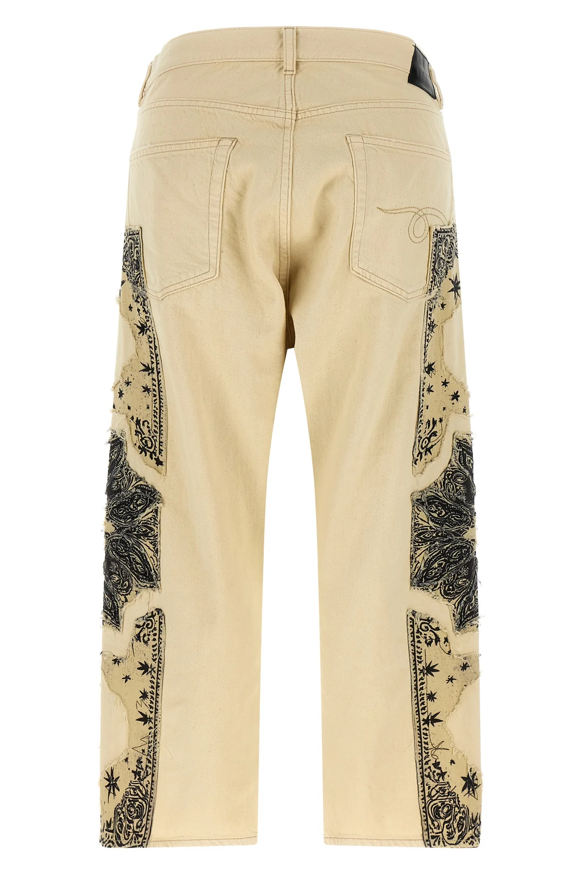 R13 24 garment-dyed cotton denim x-bf jeans