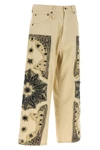 garment-dyed cotton denim x-bf jeans