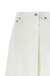 nico wrap jeans in garment-dyed cotton denim