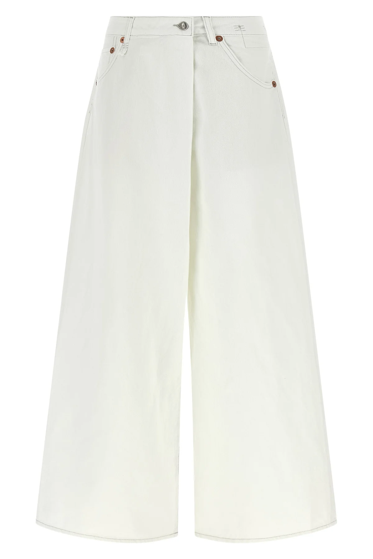 R13 25 nico wrap jeans in garment-dyed cotton denim