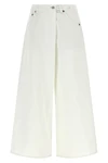 nico wrap jeans in garment-dyed cotton denim