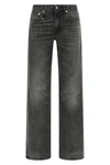 effie used-effect stonewashed cotton denim jeans