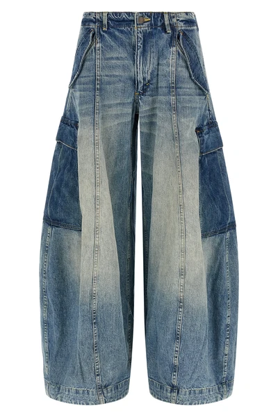 the siouxsie field cargo r13 jeans redefine utilitarian codes through a sculpt