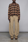 the janine r13 trousers redefine the volumes of the contemporary wardrobe thro