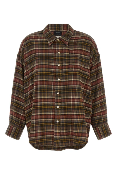 the r13 shirt redefines casual tailoring through a distinctive oversized silhoue