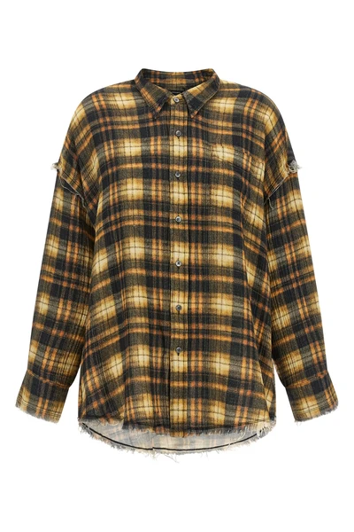 the r13 shirt redefines the codes of the casual wardrobe through a grunge and de