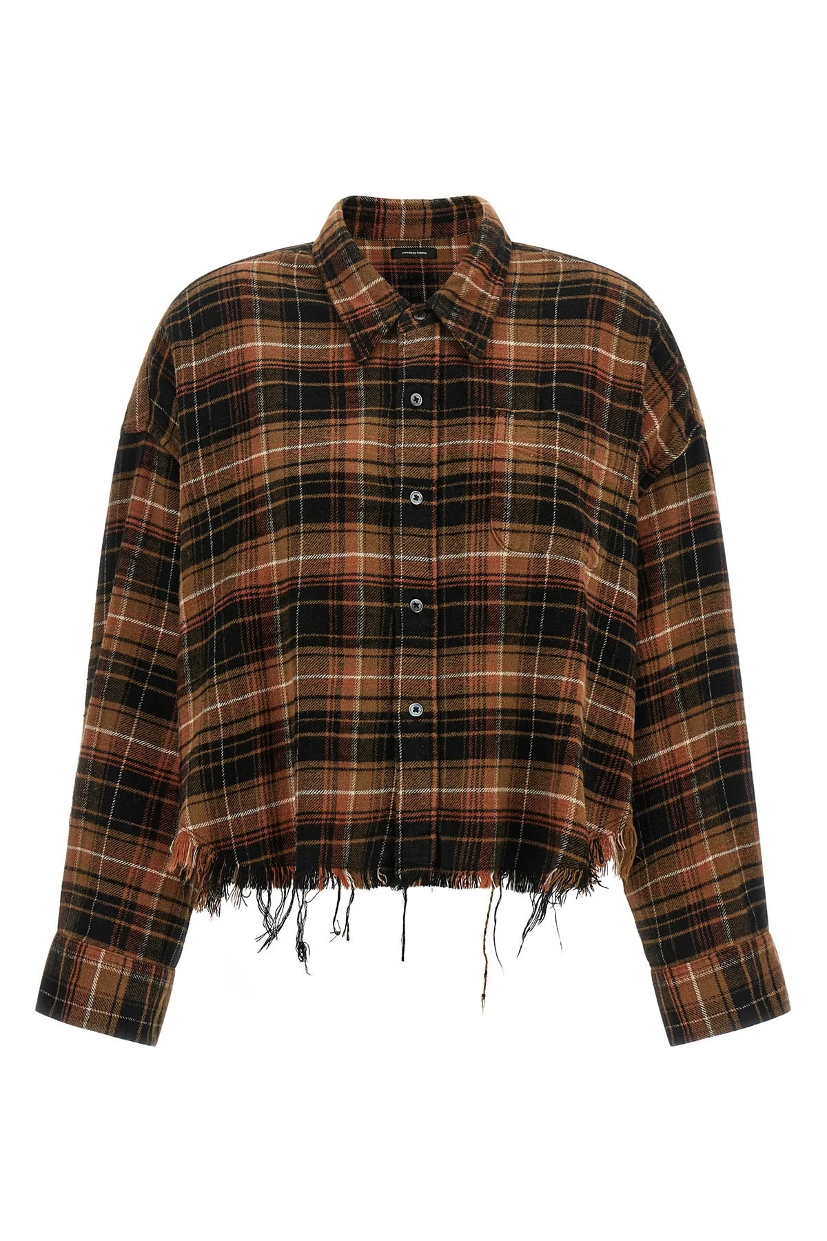 R13 M the cropped shirt r13 redefines the codes of casualwear through deconstructed vo