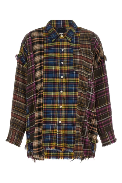the oversized shirt r13 redefines the codes of grunge aesthetics through a metic