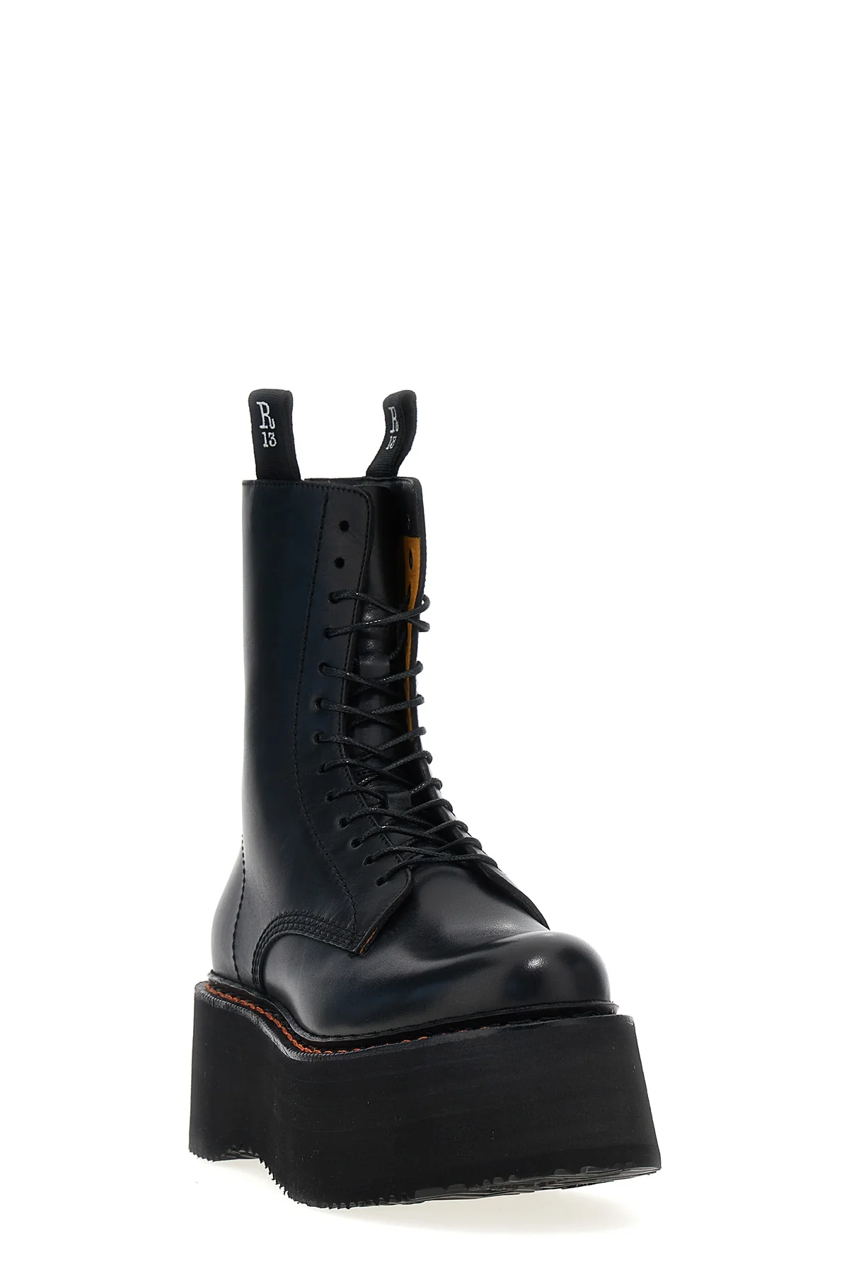 R13 35 r13 x-stack leather boots