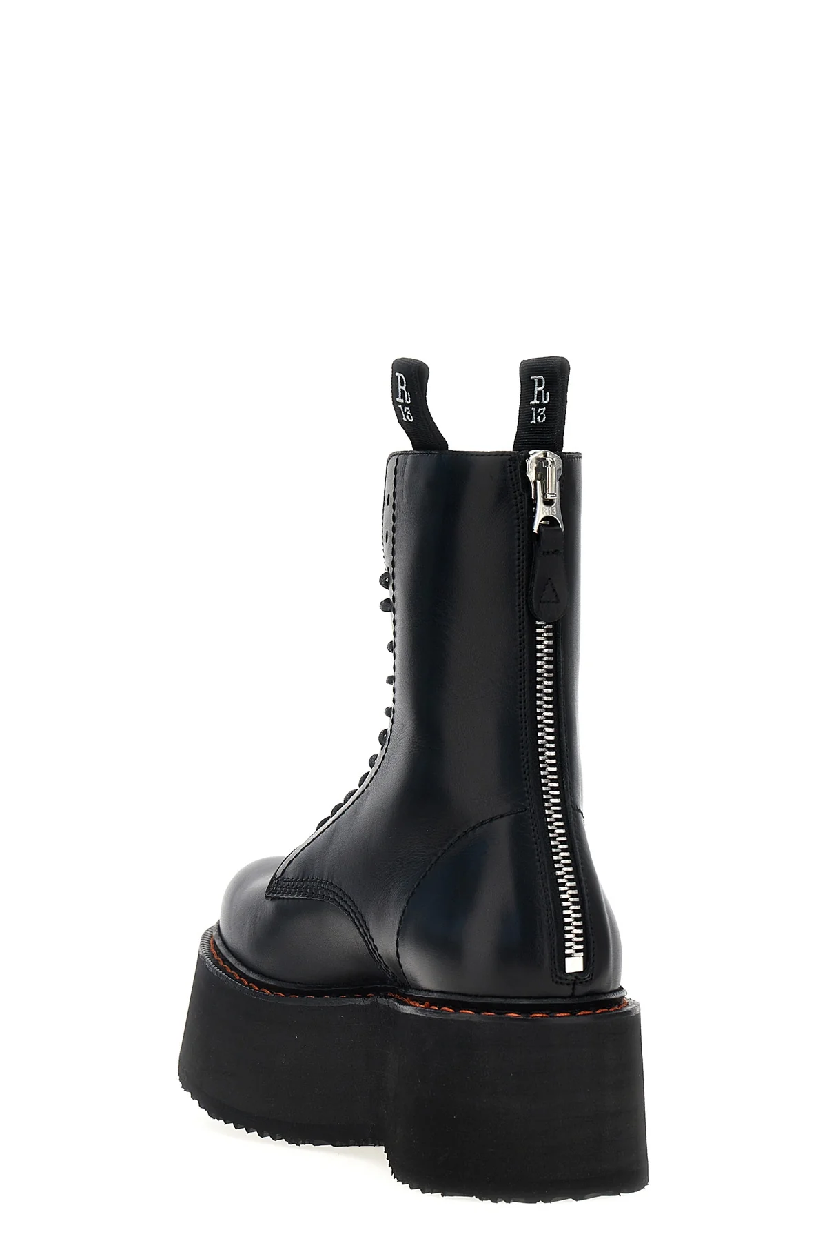 r13 x-stack leather boots