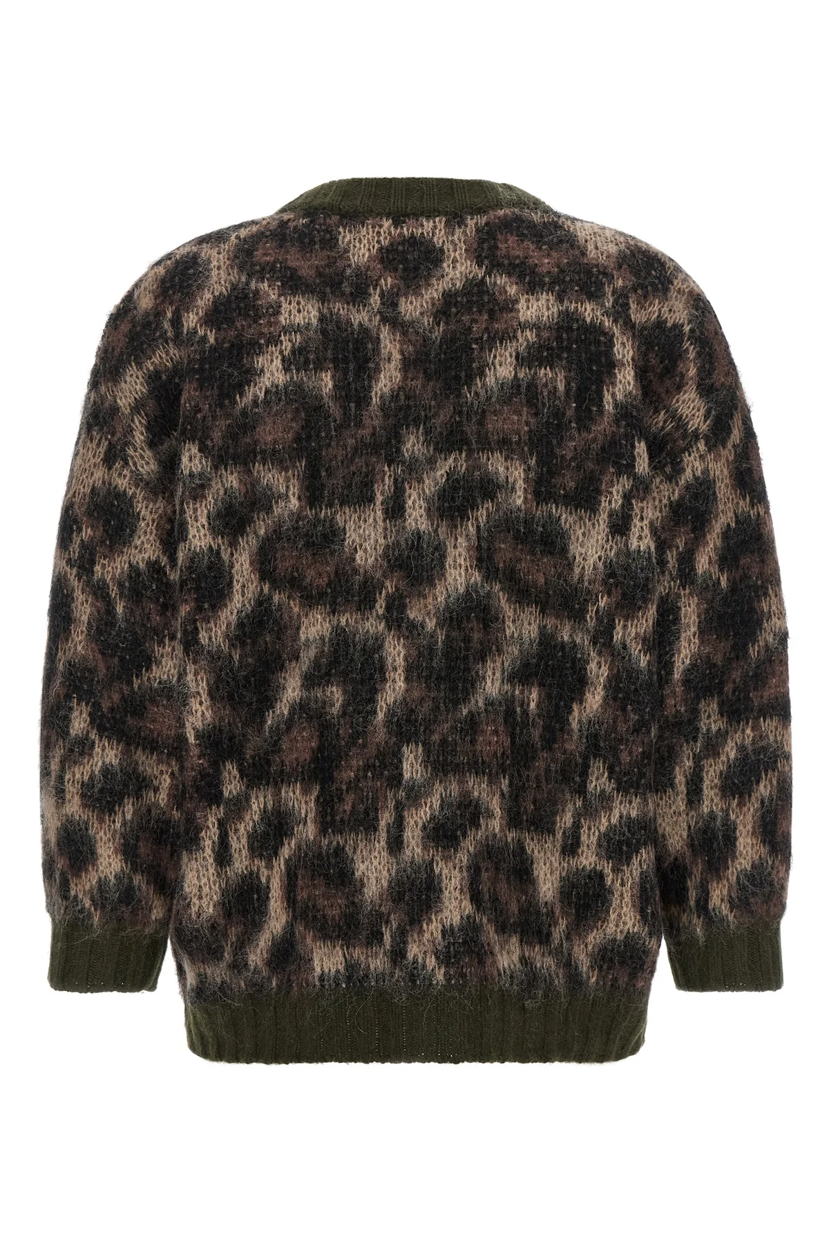 the cardigan r13 defines a relaxed silhouette through wide volumes and dropped s