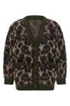 the cardigan r13 defines a relaxed silhouette through wide volumes and dropped s