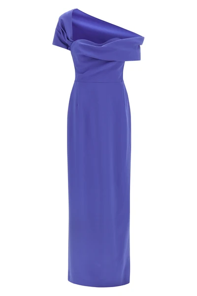 maxi dress in cady