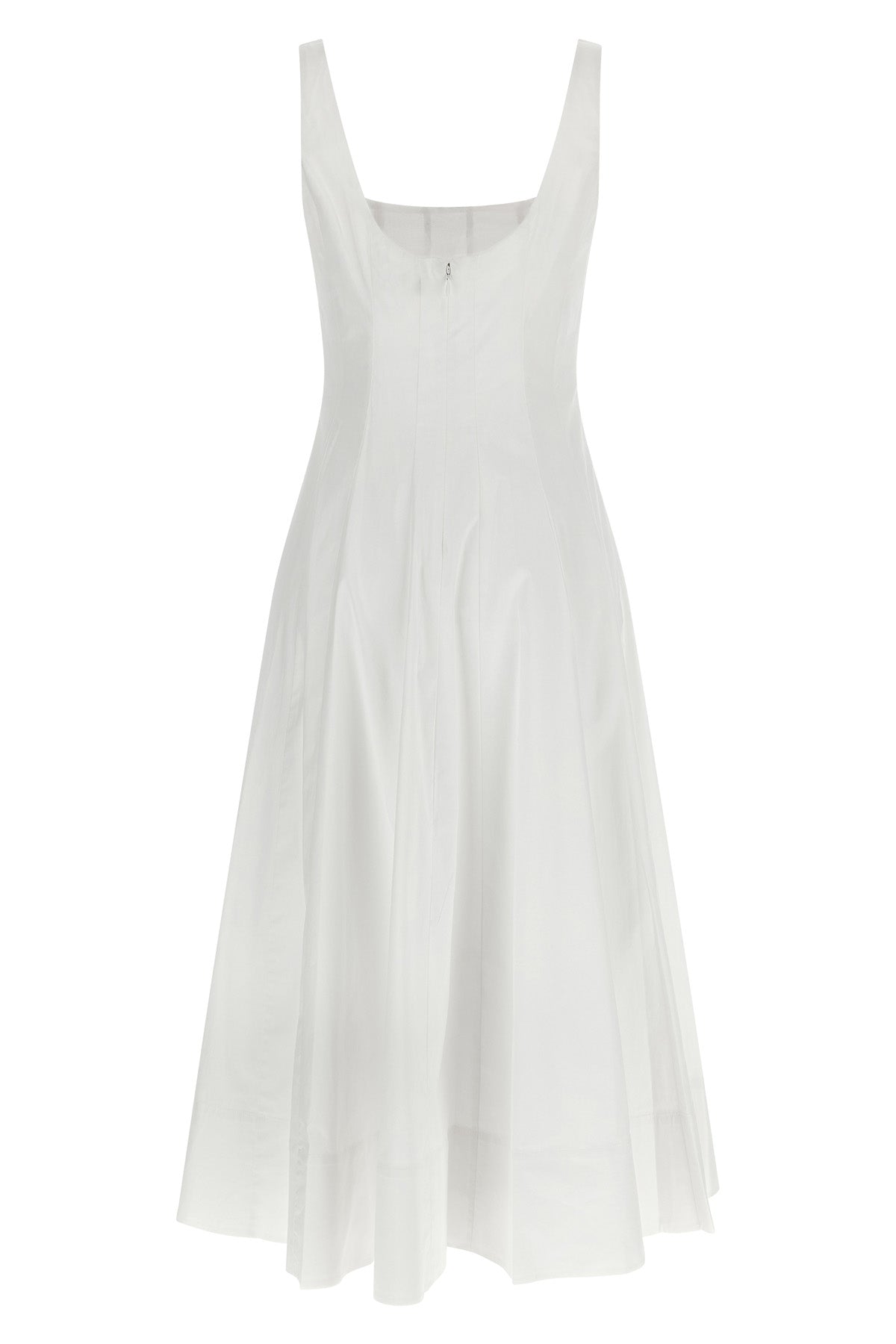 wells midi dress in light cotton poplin