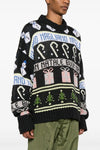 buone feste cotton blend sweater