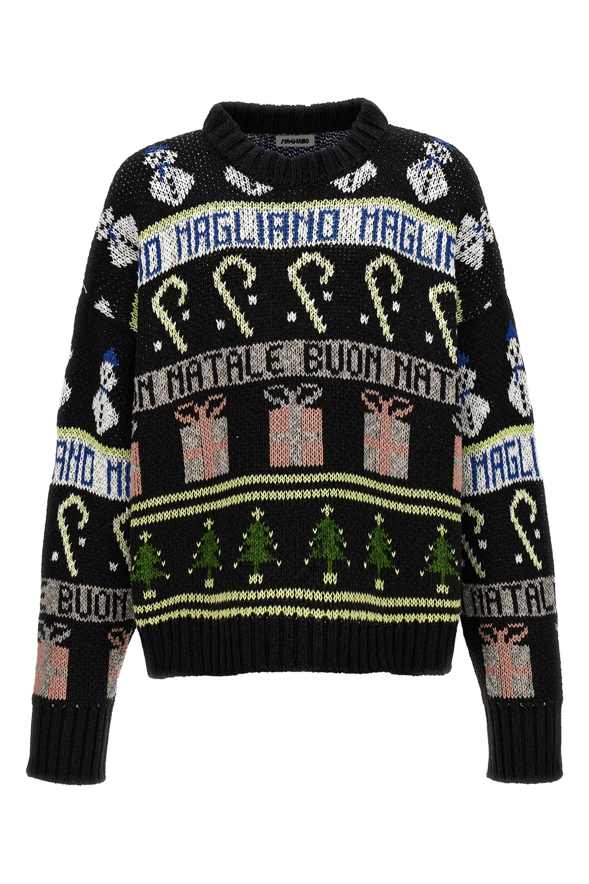 MAGLIANO S buone feste cotton blend sweater