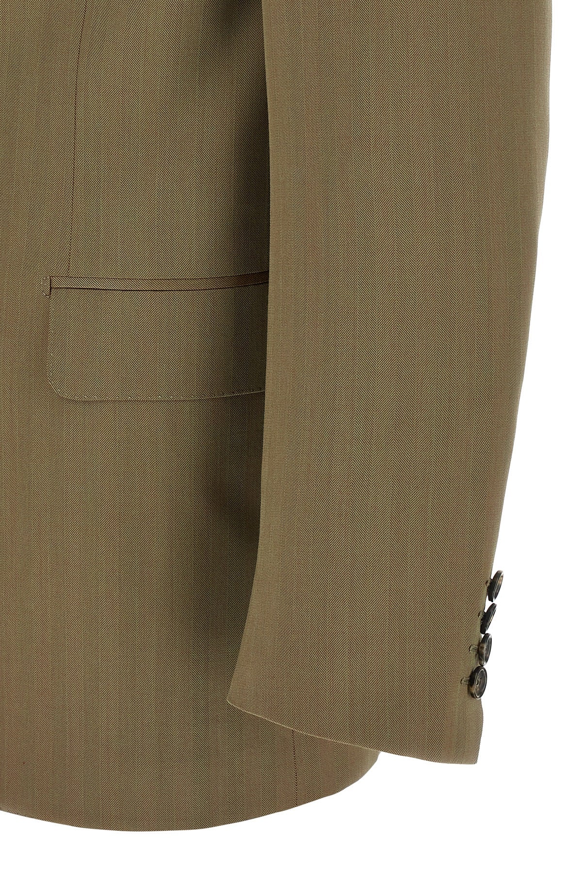 brunico herringbone wool suit