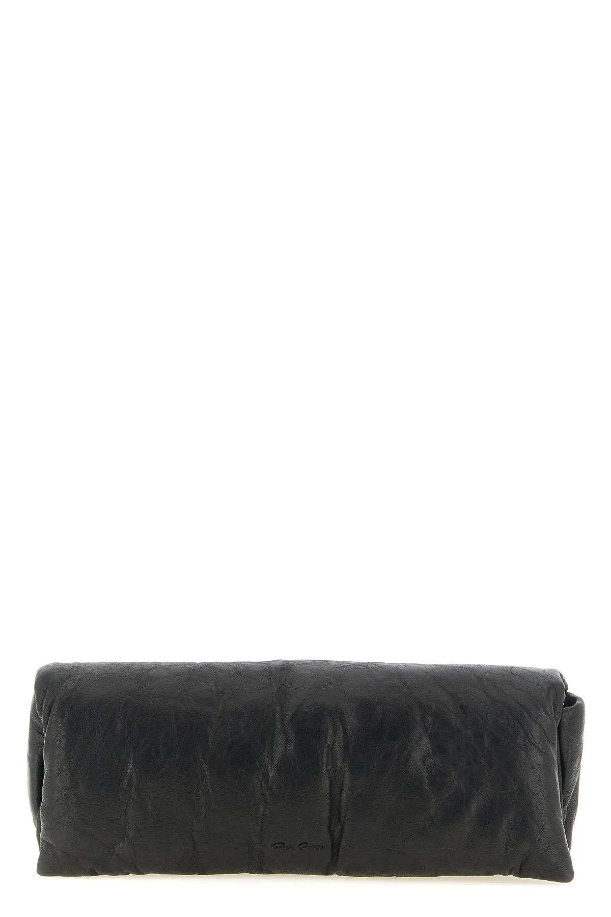 the rick owens baguette clutch defines avant-garde minimalism through an elong