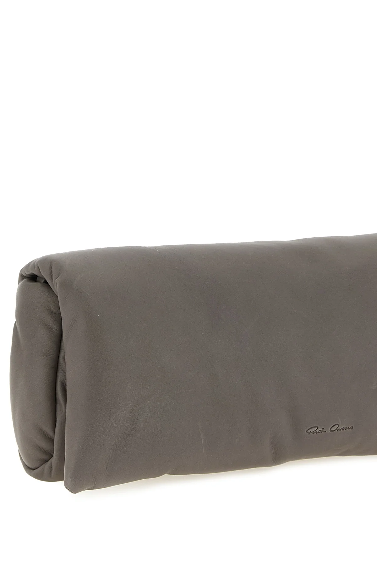 rick owens baguette clutch defines a minimalist aesthetic through an elongate