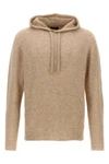cashmere blend hooded sweater