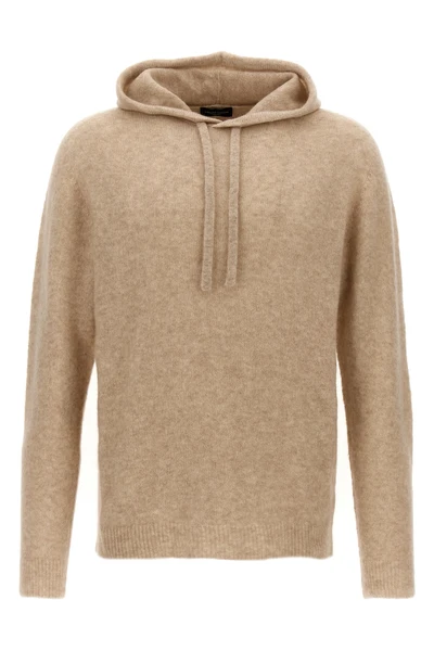 cashmere blend hooded sweater