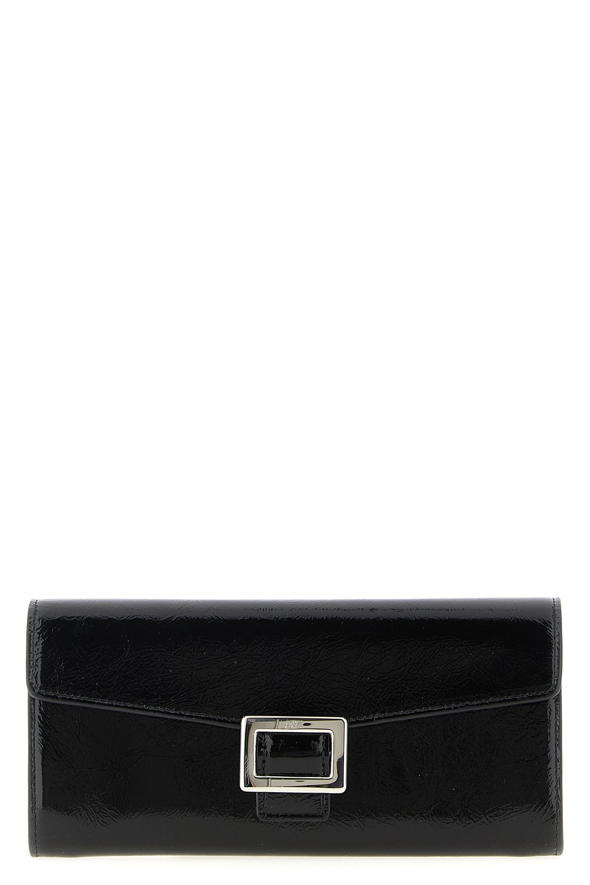 ROGER VIVIER OS belle vivier patent leather wallet on chain