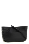 the roger vivier pilgrim micro clutch bag in soft black lambskin stands out fo