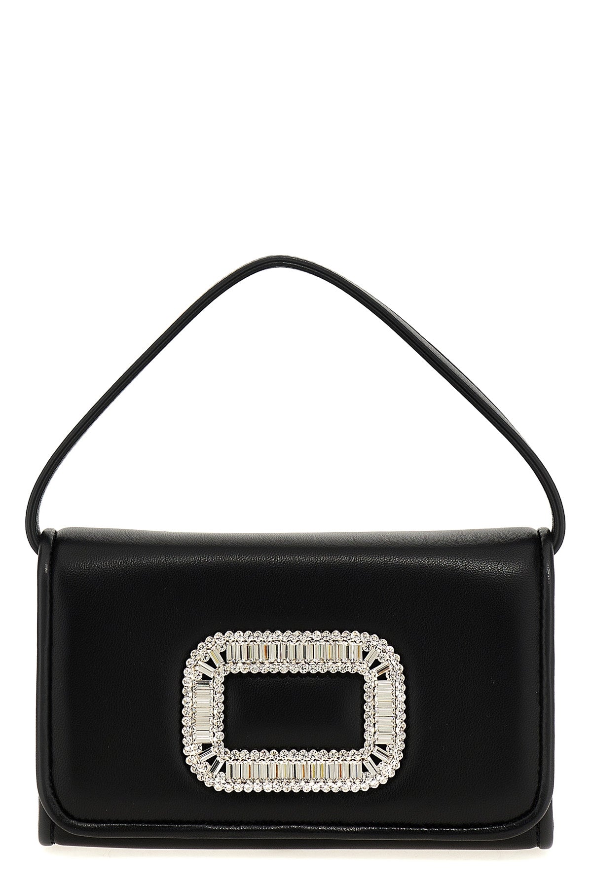 ROGER VIVIER OS pilgrim micro leather handbag