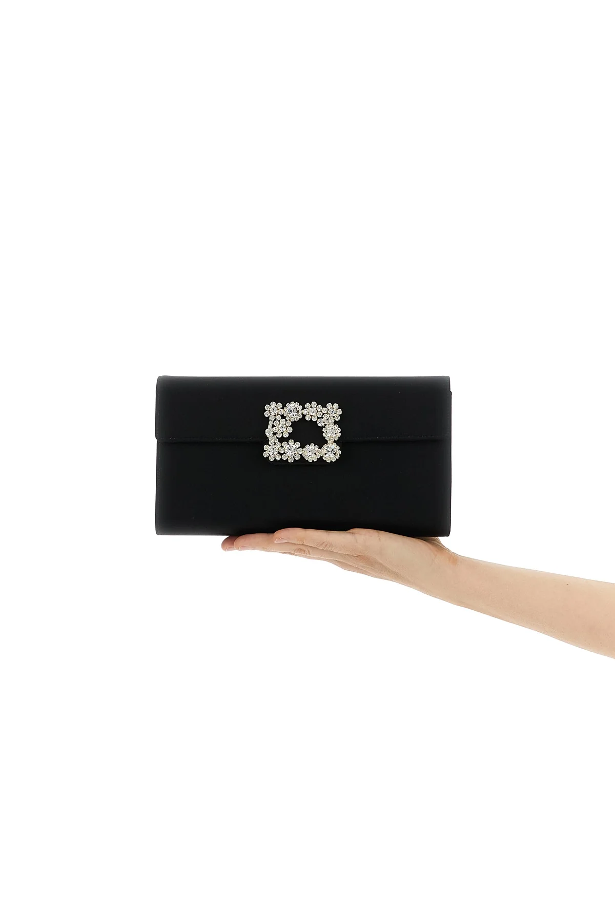 efflorescence satin clutch