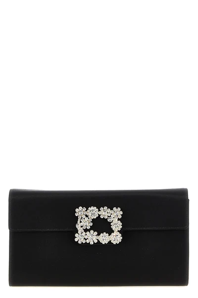 efflorescence satin clutch