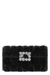 efflorescence satin clutch bag