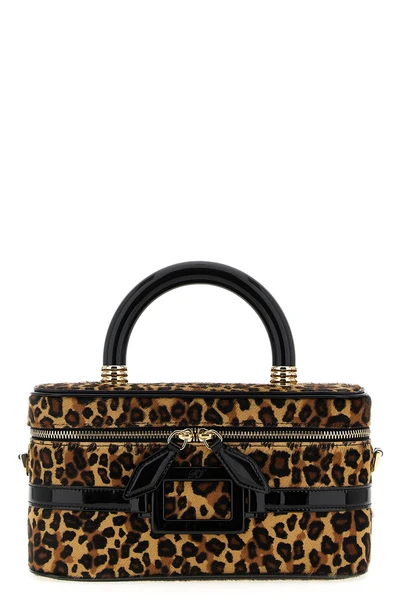 belle vivier vanity mini pony hair handbag
