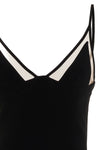 open leg cami long viscose blend dress