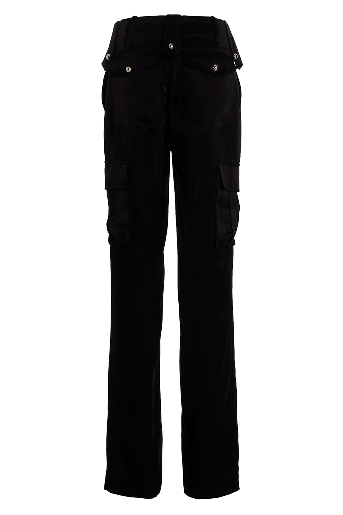 DAVID KOMA 10 satin cargo pants