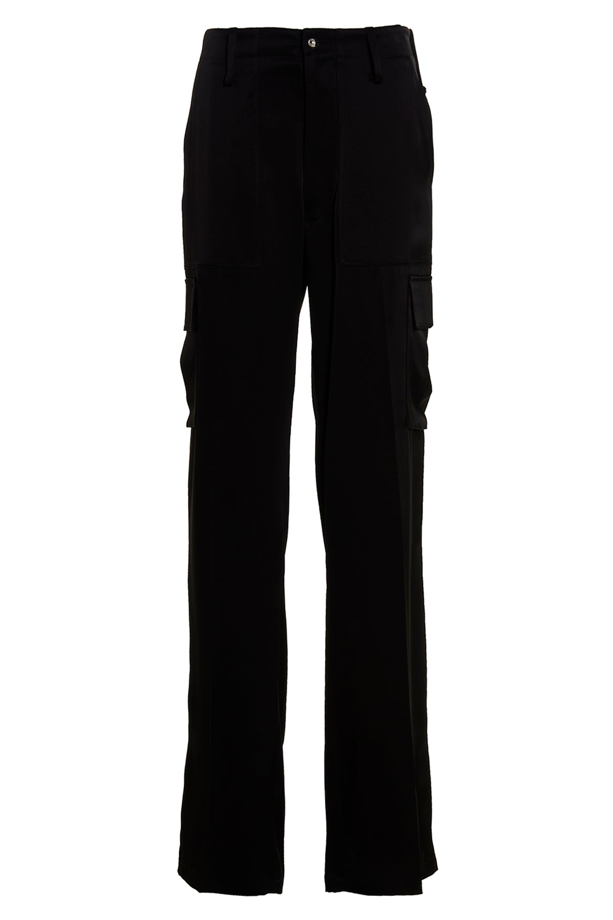 DAVID KOMA 10 satin cargo pants