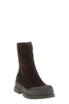 rugged suede ankle boots
