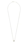 chain necklace in palladium-galvanized brass