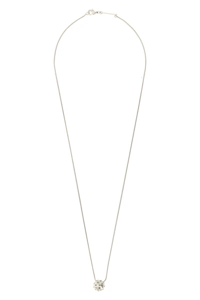chain necklace in palladium-galvanized brass