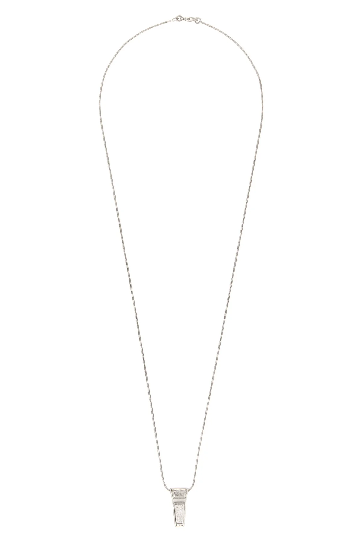 RICK OWENS OS the rick owens necklace redefines the codes of high jewelry through a brutalist