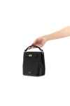 islington mini bucket bag in hammered leather