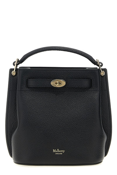 islington mini bucket bag in hammered leather