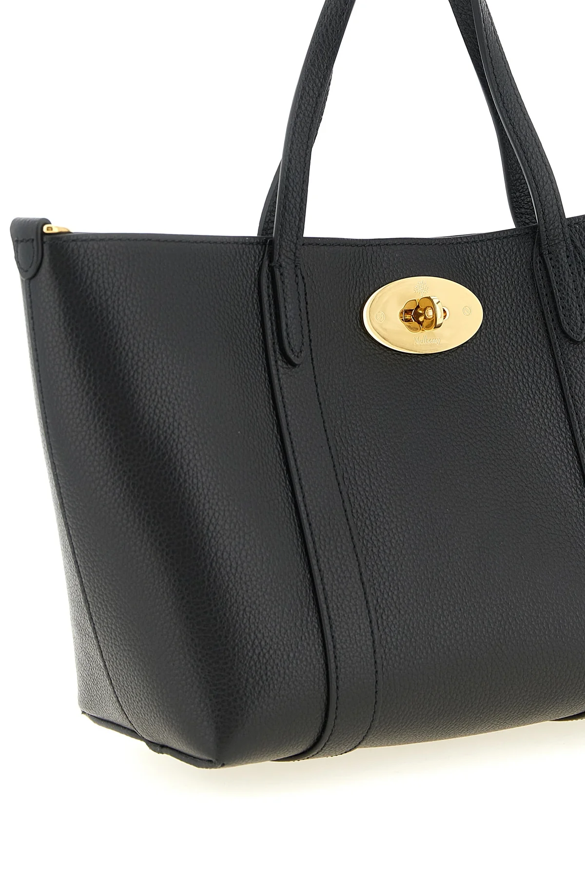 the mulberry bayswater mini tote bag features a structured silhouette made of