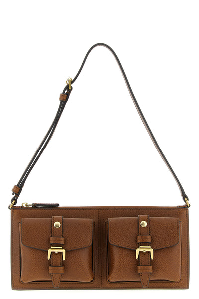 roxanne mini shoulder bag in hammered leather