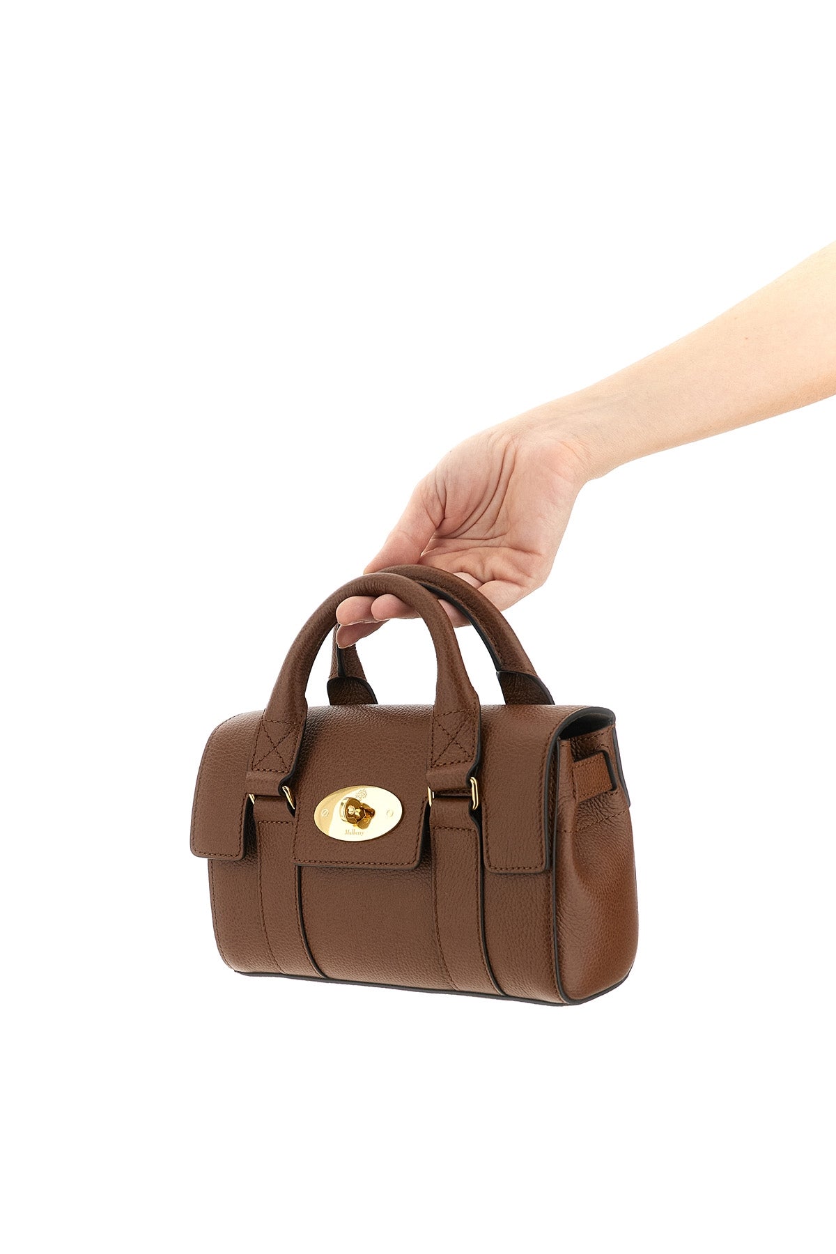 MULBERRY OS leather mini heritage bayswater love bag