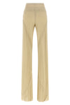 bias semi-transparent light silk georgette trousers