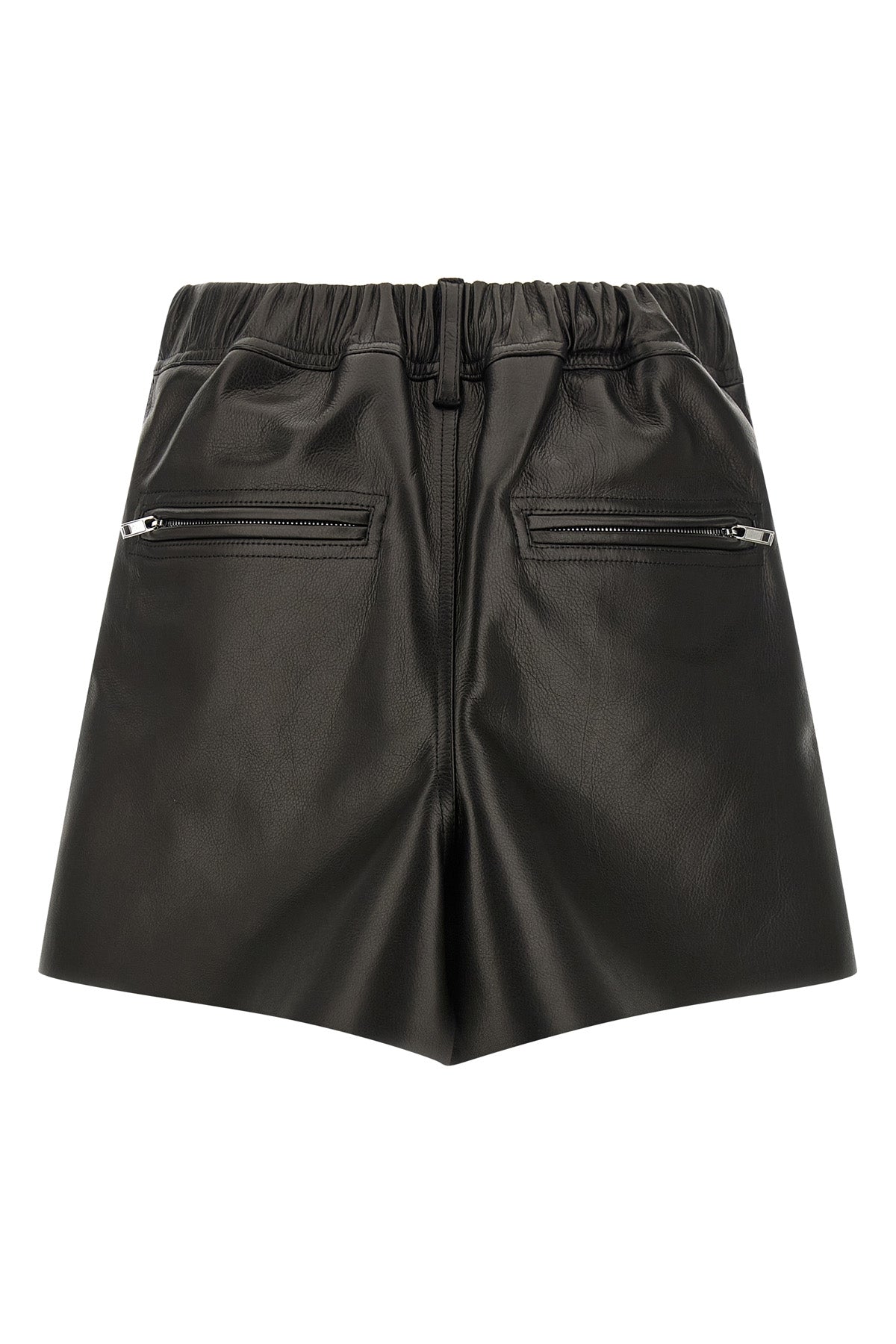 RICK OWENS 38 leather mini skirt