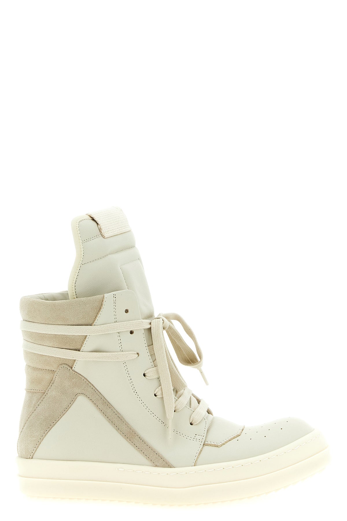 RICK OWENS 37 geobasket leather sneakers