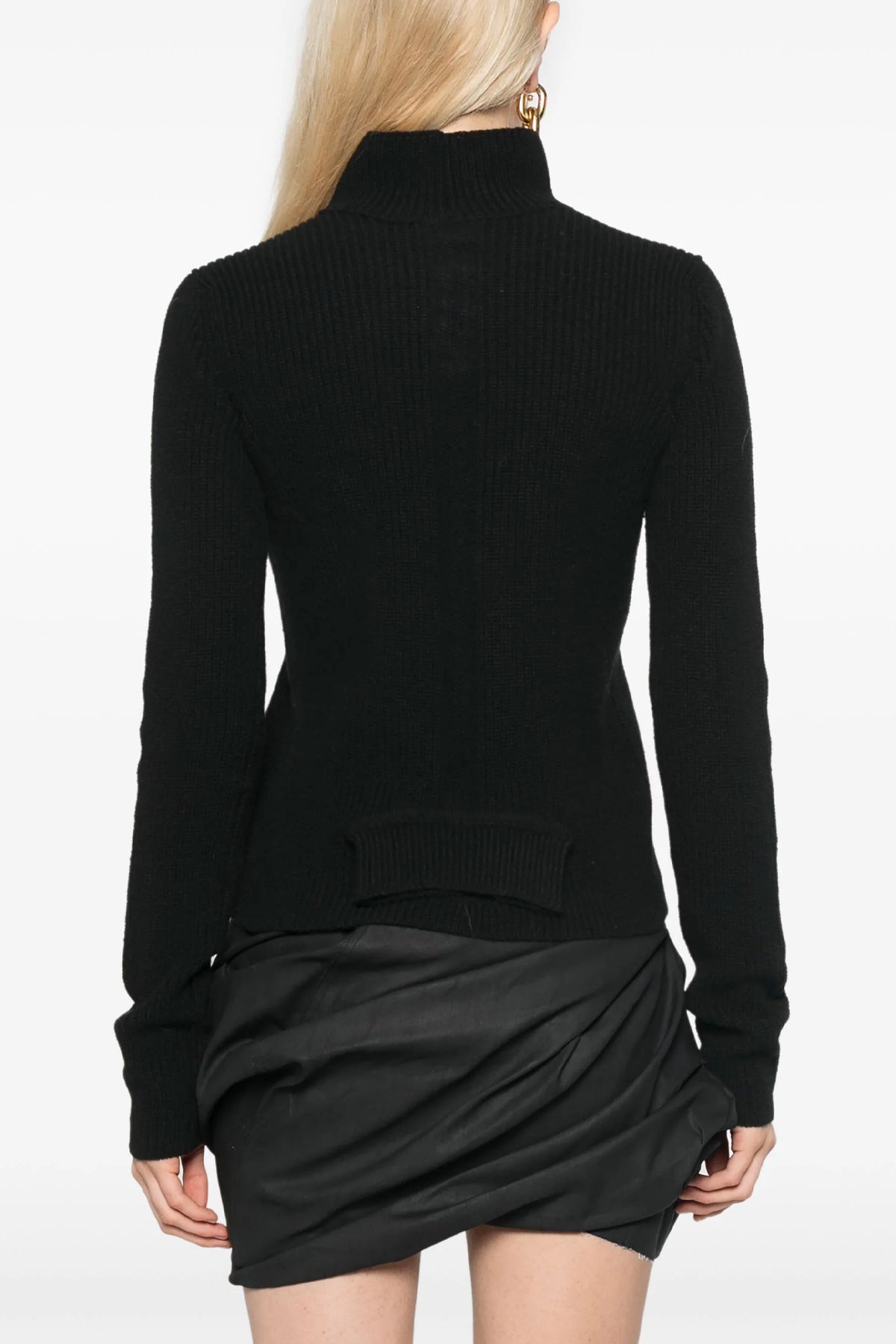 RICK OWENS M headon dbl cashmere and wool sweater