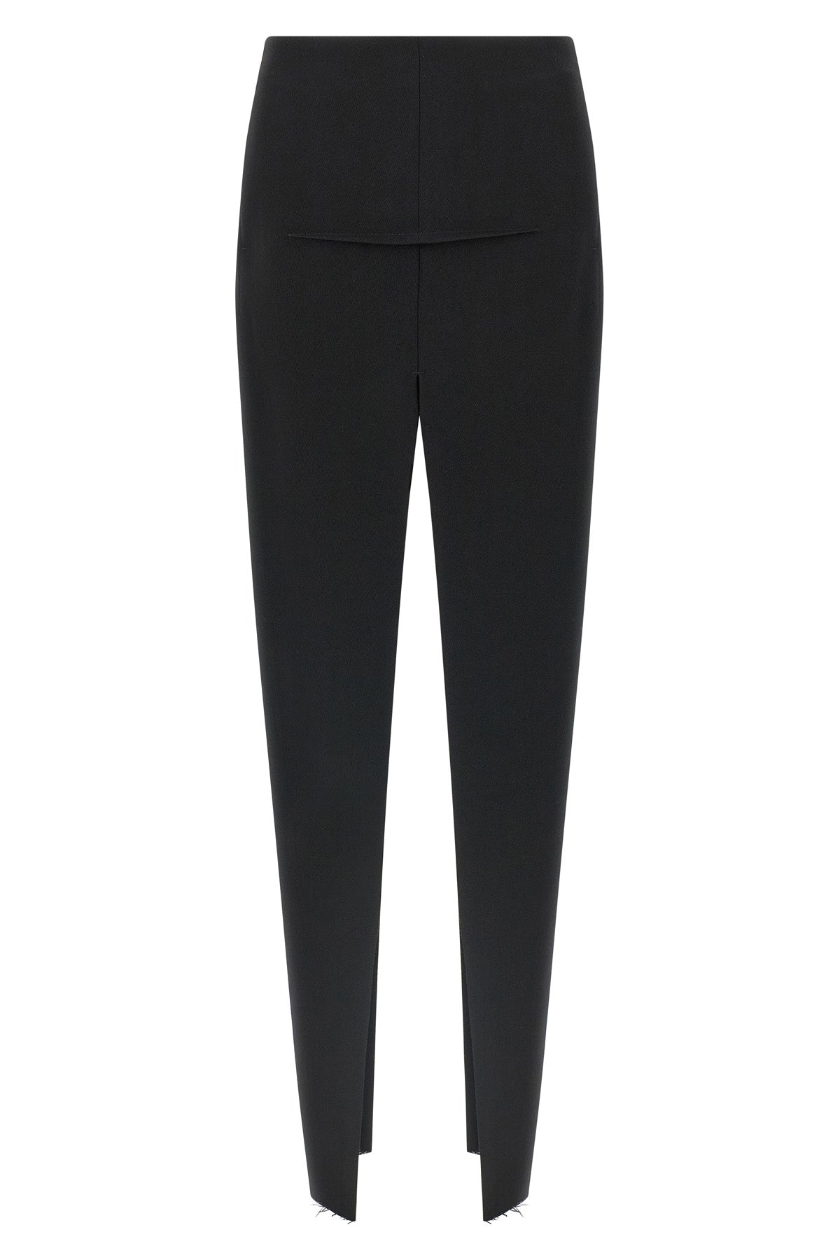 RICK OWENS 38 sliced long skirt in virgin wool